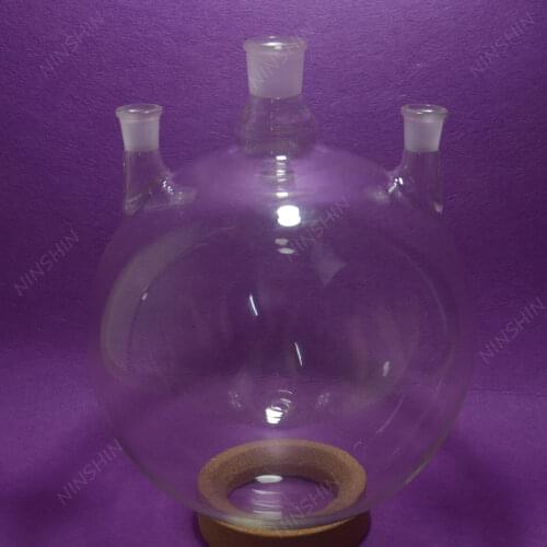 20L,20000ml ,Round bottom flask ,Three necks,Glass Boiling Flask,3-necks,Lab flask,Ground joint could be customized