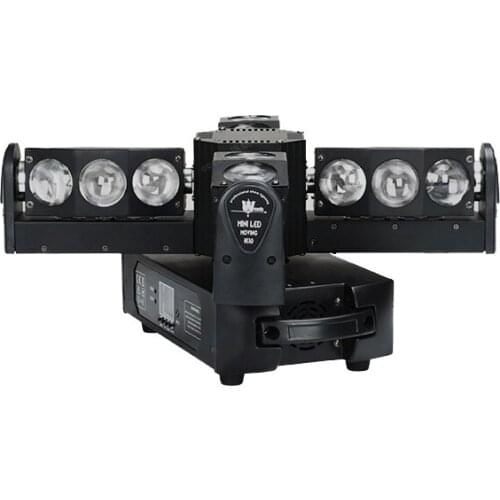 China New Design Pioneer Dj Equipment 12pcs*10w Rgbw 4in1 Led Sharpy Cross Beam Moving Head Stage Light