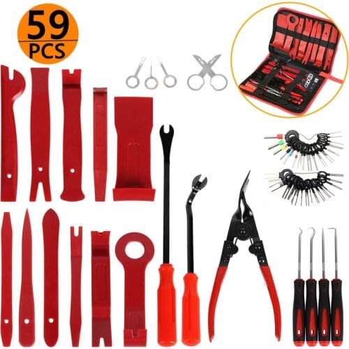 Hand Tool Set Car Oil Seal Screwdrivers Set O-Ring Seal Gasket Puller Remover Pick Hooks Tools Car Vehicle Radio Removal Tool