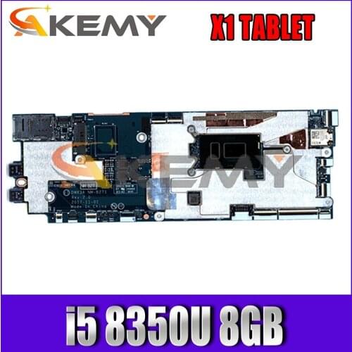 NM-B271 motherboard For ThinkPad X1 Tablet 3rd laptop motherboard FRU 01AW887 01AW886 01AW885 i5 8350U 8GB tested OK Mainboard