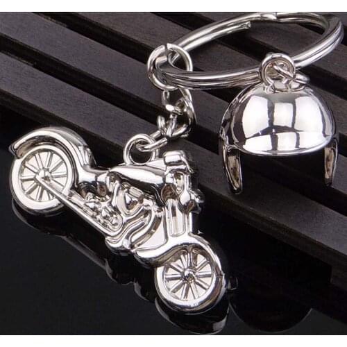 New Motorcycle Key Chain Hot Smart Key Holder For Car Styling Accessories Motor Helmet Key Rings Metal Motocross Keychain