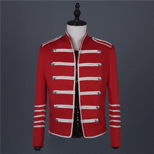 New arrival veste homme black red court costume jacket groom best man wedding dress male singer host men jaqueta masculina