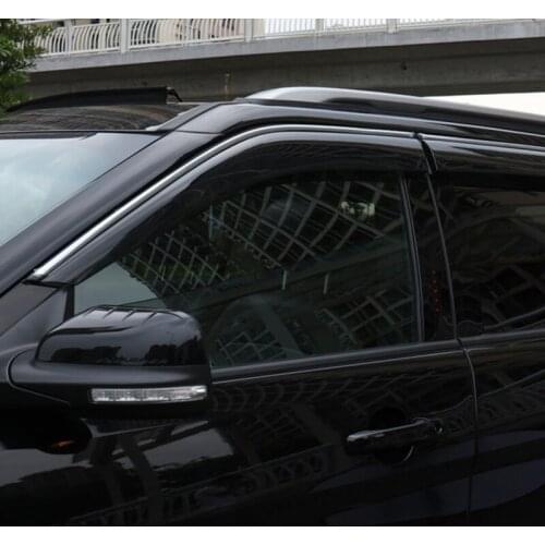 Fit For Ford Explorer 2011 2012 2013 2014 -2017 2018 Exterior Plastic Window Visor Vent Shades Rain Guard 4pcs car accessories