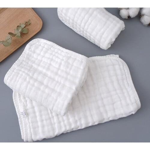 35*75cm Baby Six-layer Cotton Long Square Towel Gauze Bath Towel Newborn Feeding Towel Burp Cloth Kids Washcloth hot