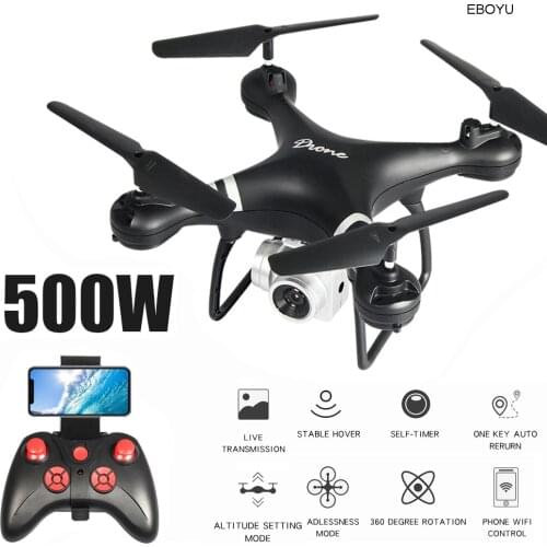 EBOYU LF608 2.4Ghz RC Drone 1080P Wifi FPV HD Camera Altitude Hold One Key Return/Landing/ Take Off Headless RC Quadcopter Drone
