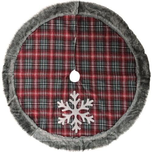 Christmas Decoration Supplies Snowflake Tree Skirt Tree Bottom Decorative Tree Apron