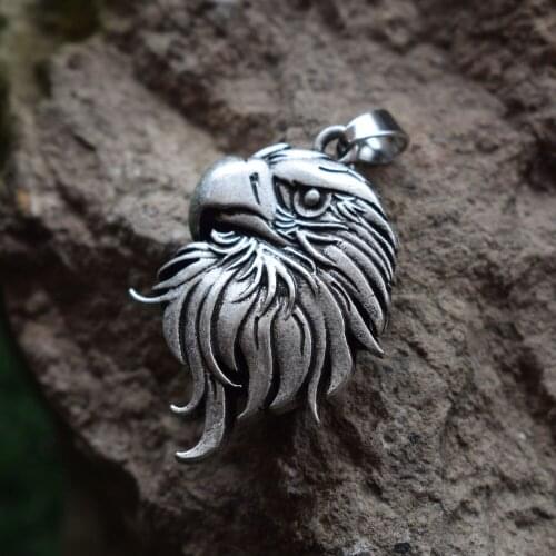 SanLan 12pcs Animal Eagle NECKLACE Eagle Viking Jewelry double side