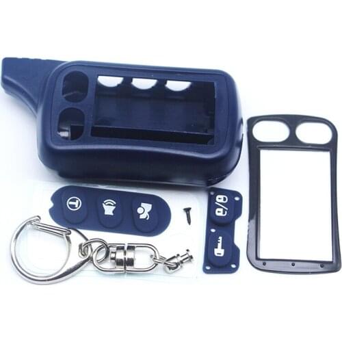 TZ9010 Case Keychain Tamarack for 2 way Car Alarm System Tomahawk TZ-9010 TZ-9030 TZ9030 key Fob TZ 9010 9030 LCD Remote Control