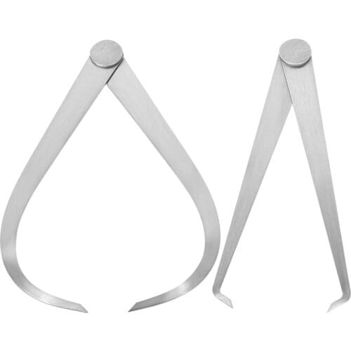 Uxcell 1 Pair 350mm 14-inch Inside Outside Caliper Firm Friction Joint Measuring Tool