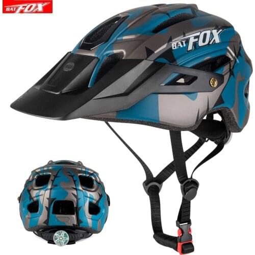 BATFOX Bicycle Helmet Black Ink Green Cycling Helmets MTB Road Mountain Bike Helmet Inner Cap casco Capacete Da Bicicleta Helmet