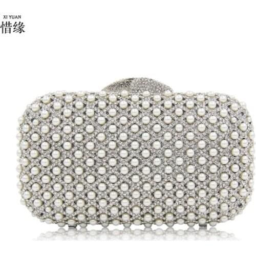 XIYUAN BRAND Lady College Students Clutch Bag With Chain Shoulder Handbags Classical Style Small Purse Day Evening Clutch Bags