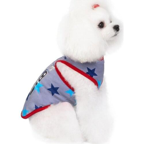 Pet Cat Vest Summer T Shirt Printed Summer Pets Tshirt Puppy Dog Clothes Pug Apparel Costumes For Small Dogs