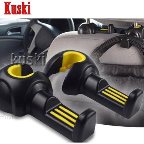 1Pair Car Seat Back Pothhook Car Styling For Toyota Corolla Avensis RAV4 Yaris Auris Hilux Prius verso Accessories