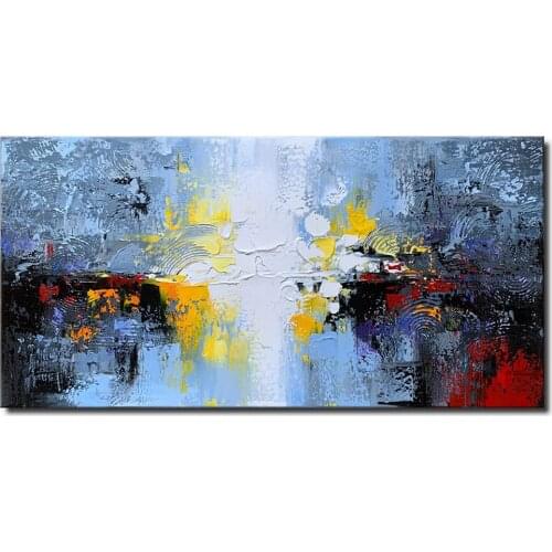 100% Hand Painted Textured 3D Oil Paintings Modern Canvas Wall Art Décor your Home Living Room Wall Décor