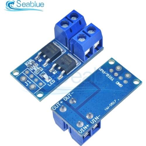 2Pcs/lot DC 5V-36V 15A 400W MOS FET Trigger Switch Drive Module 12V 24V PWM Regulator Control Panel Motor Control Board