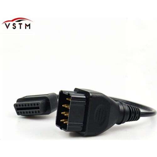 2021 Best Price for Rena-ult 12 pin OBD II Car Accessories Diagnostic Cable for Rena-ult 12Pin to OBD2 16pin Connector Adapter