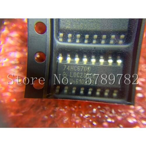 5pcs/lot 74HC670D 4X4 SOP16