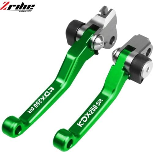 Motorcycle CNC Aluminum DirtBike Motocross Dirt Bike Pivot Brake Clutch Levers FOR Kawasaki KDX250SR KDX 250SR 1992 1993 1994