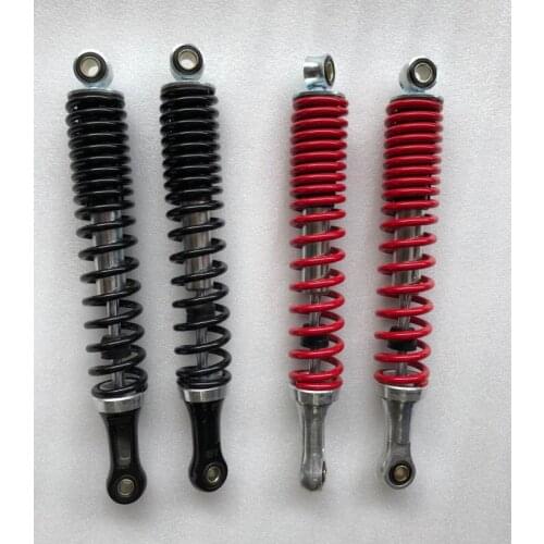 1pair 340mm Motorcycle Shock Absorber Suspension Fit for YAMAHA Honda Suzuki Kawasaki WAVE Red Black
