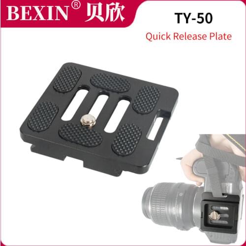 Camera Strap Mounting Quick Release Plate Lightweight Camera Base Plate Bracket With 1/4 Screw For Arca Tripod Ball Head