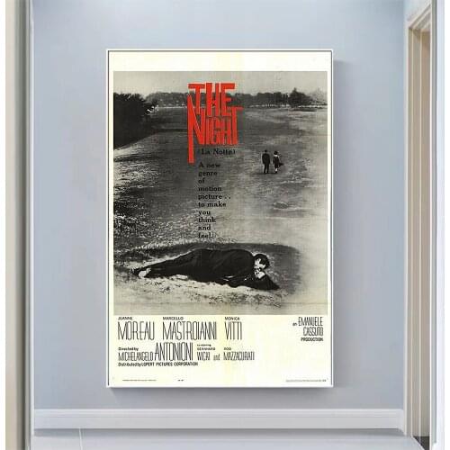 CP1167 The Night Classic Hot Movie Print Silk Fabric Poster Indoor Wall Art Decor Gift