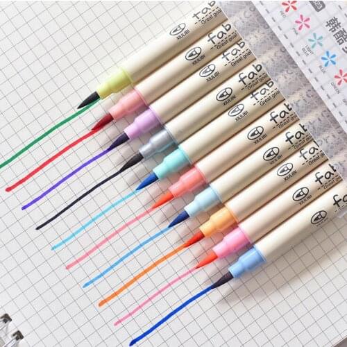 Fabricolor Painting Colorful Candy Color Highlighters 8 pack/lot Promotional Markers Gift Stationery