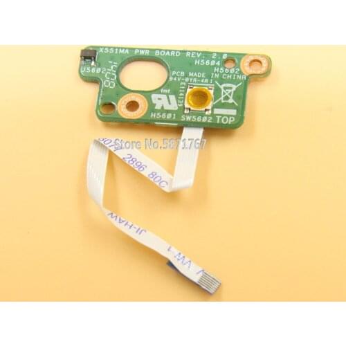 FOR ASUS X551 X551MA X551CA Power Button Switch button BOARD With Cable X551MA PWR BOARD REV:2.0