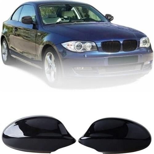 Rearview Side Mirror Cover for BMW- 1 Series E87 E81 E82 E92 E93 E90 E91 Side Door Rearview Cover Caps