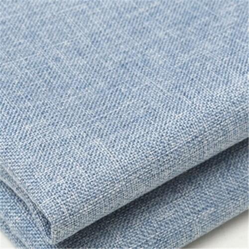 100% polyester linen fabric sewing material for sofa and pillowcase high quality linen fabric