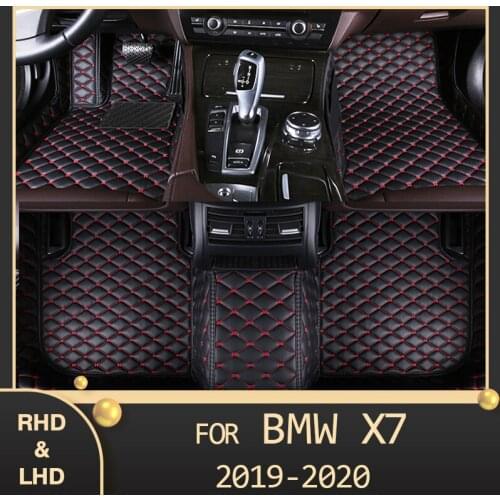 MIDOON Car floor mats for BMW X7 (SIX SEAT) 2019 2020 Custom auto foot Pads automobile carpet cover