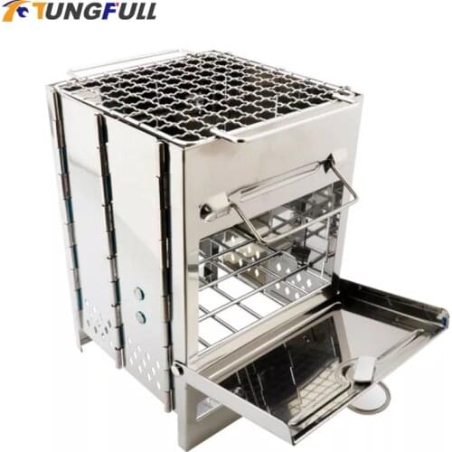 Mini Collapsible Portable Grill Barbecue Charcoal Grill BBQ Tools Outdoor Cooking Utensils Party Cooking Tools stand folding