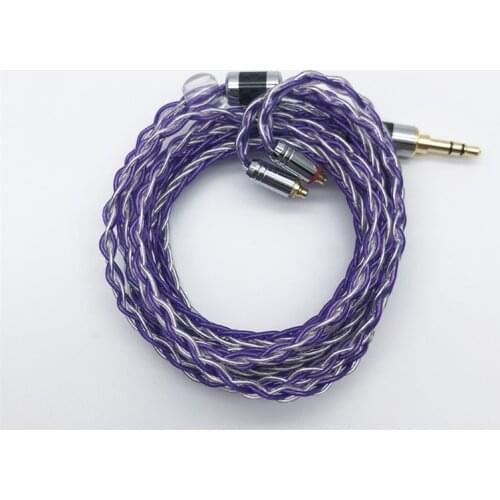 Diy earphone upgrade cable OFC silver plated MMCX