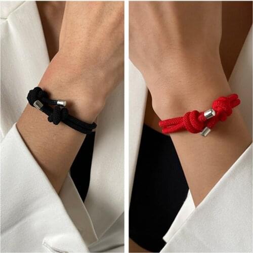 Couple Magnet Attract Each Other Creative Personality Couple Bracelet Men and Women Charm Girl Bracelet Jewelry Lover Gift