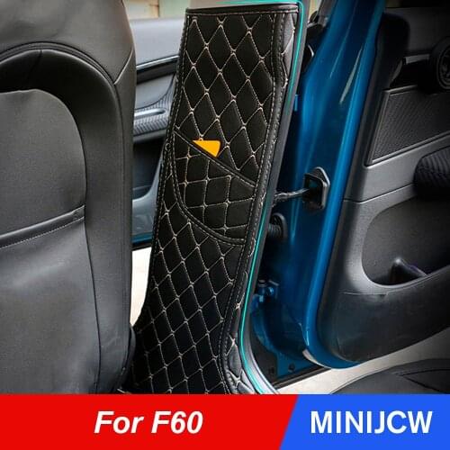 Car Door Interior Protector Anti Kick Mat Pad Decoration Sticker For Mini Cooper One S JCW Countryman F60 Car Accessories