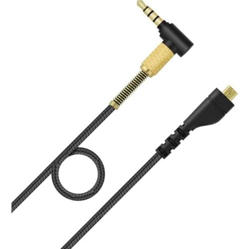 OFC 8Pin To Aux Replacement Braided Cable Extension Cord for SteelSeries Arctis 3 5 7 9X Pro Wireless Gaming Headphones Headsets