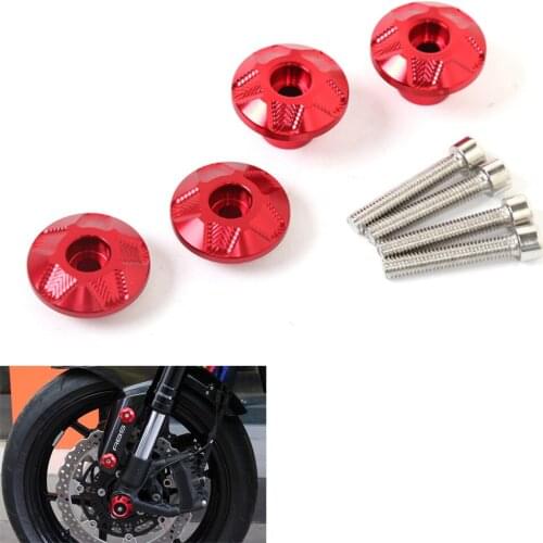Universal Motorcycle CNC Front fender screw hole cap For Kawasaki Z1000 Z800 Versys 650 Z125 For Yamaha Tmax 530 MT09 MT07 R3