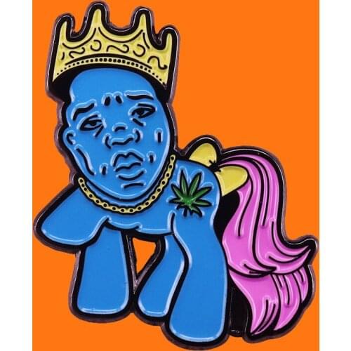 Funny Crown Enamel Pins Creative Metal Cartoon Brooch Backpack Hat Collar Lapel Badges Collect Men Women Fashion Jewelry Gifts