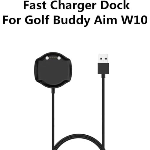 USB Fast Charger Dock For Golf Buddy Aim W10 Watch Charging Power Dock Charging Cable 1M For Golf Buddy Aim W10
