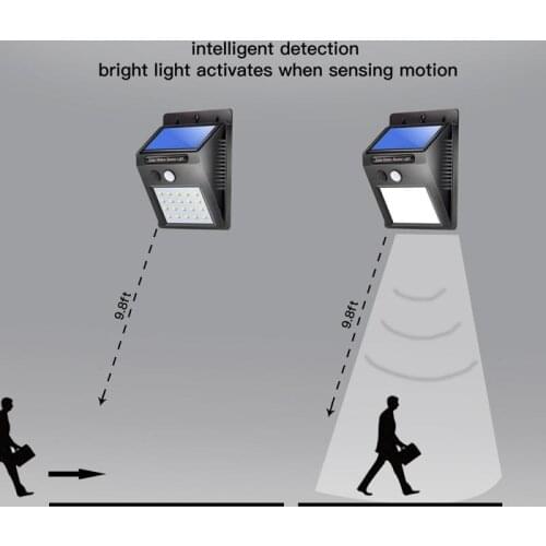 1.2V 20LED Solar Lights Waterproof Solar Lights IP65 Waterproof Motion Sensor Solar Light For Patio Garden Path Outdoor