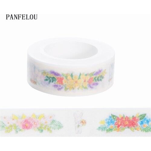10M*15mm Color a wreath stickers Washi Masking tape Quality good price HOT sell DIY Scrapbook Embellishments Decoration