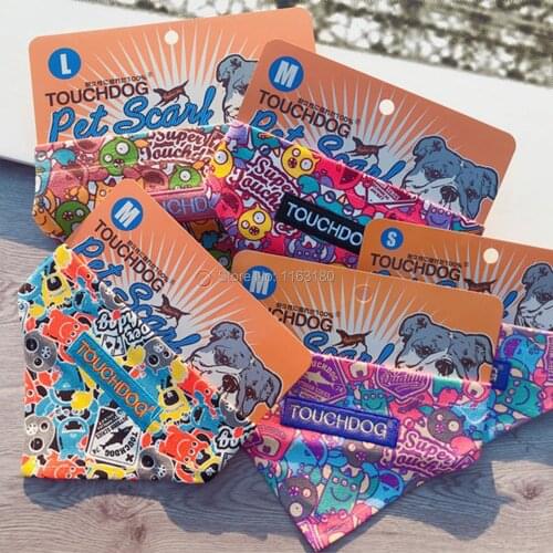 12pcs/lot New Pet Cat Dog Bandana Bibs Scarf Collar Adjustable Dog Collar Canvas Saliva Towel Kerchief Neckerchief Puppy