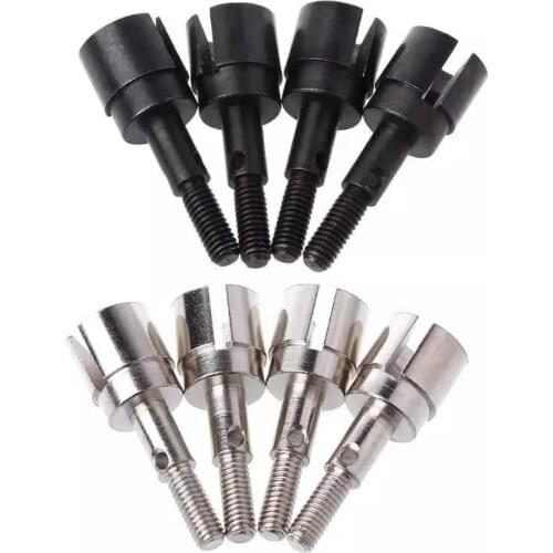 2PCS Wheel Stub Axle Shafts Adapter Drive Axle Cup 02033 for HSP Redcat Exceed 94123 94111 1/10 RC Car Buggy Truck