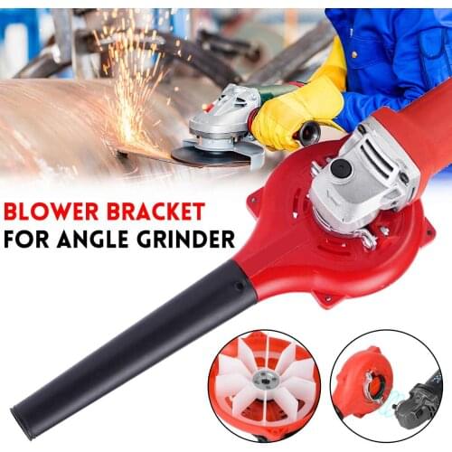 2 in1 Electric Air Blower Dust Blowing Dust Grinder Air Blower Bracket Can Use 100 Angle Grinder Into Blower