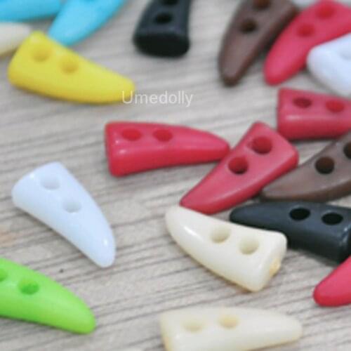 20/50/100PCS Handmade Doll Clothing Material Mini Horn Button for 1/6 Blyth BJD 1/12 BJD OB11 DIY Doll Coat Clothes Accessories
