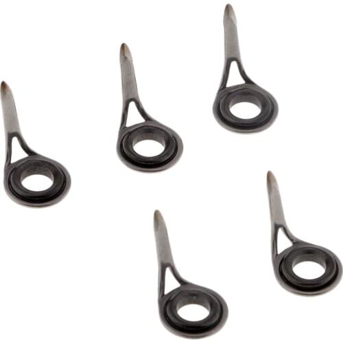 5pcs Spinning Fishing Rod Guides Eye Ring Rod Repair Kit Rod Building DIY Fishing Tools