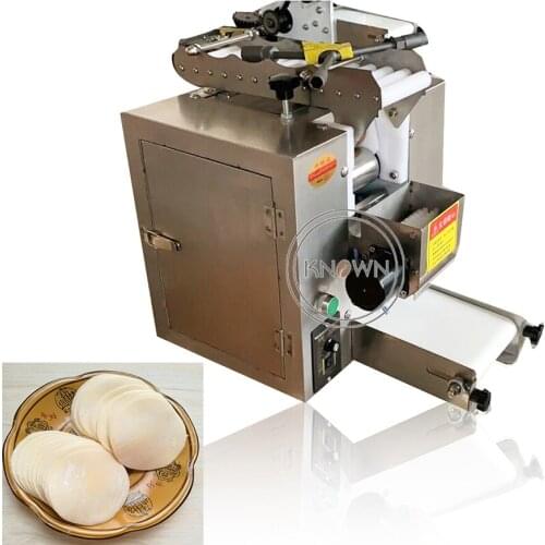 Customized Stainless Steel Automatic Wonton Dumpling Skin Machine Roti Chapati Wrapper Maker for Sale