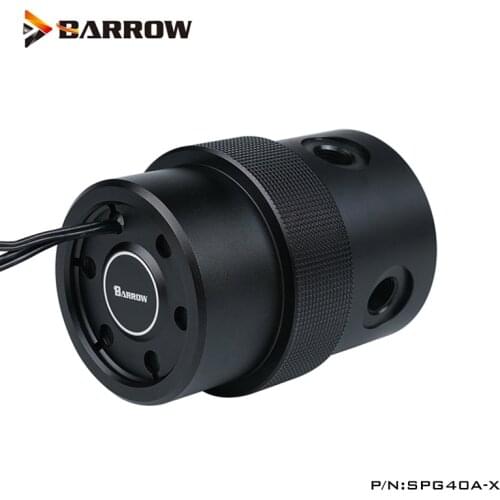 Barrow 18W D5 Pump For Computer Case Liquid Loop Building,12V 4PIN Molex PWM Speed Control Water Pump ,SPG40A-X