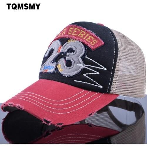 TQMSMY super series 23 cotton baseball cap men hat women net breathable bone hats patchwork sunshading gorras snapback TMWL12