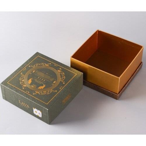 Beige Burlap Jewelry Set Necklace Bracelet Pendant Ring Gift Packaging Box Manufacturer ---PX10839