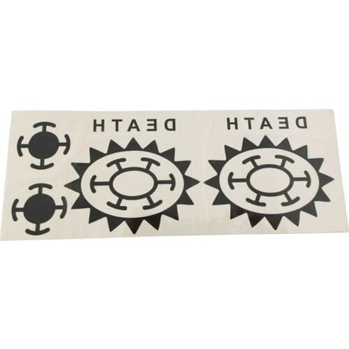Brdwn One Piece Unisex Trafalgar Law Cosplay Tattoo Stickers